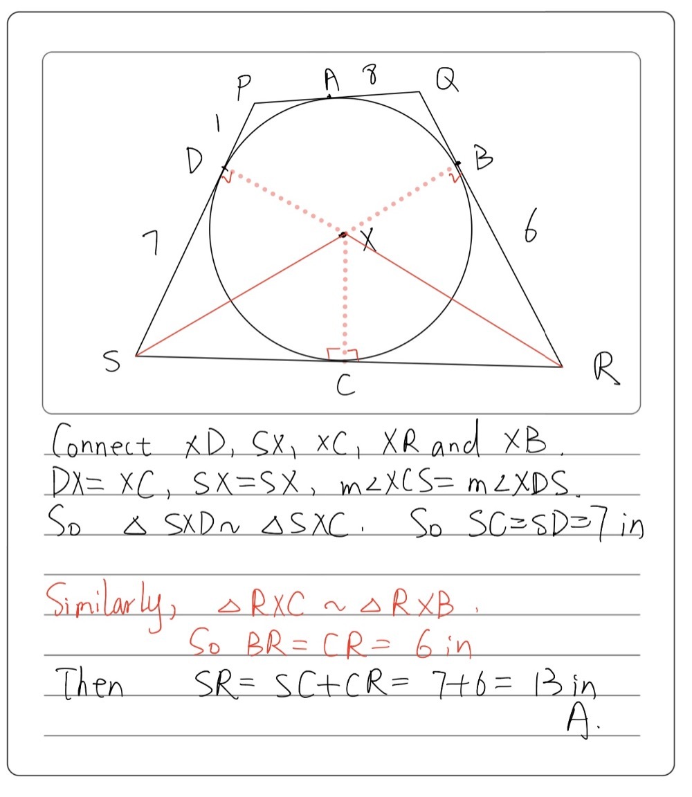 8 Pq Qr Rs And Sp Sp Are Tangent To Odot X Gauthmath