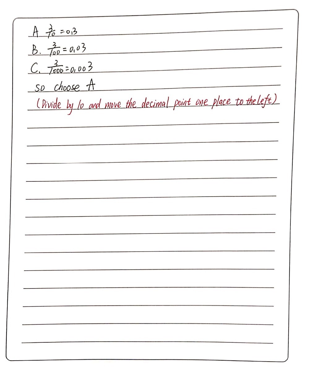 16 Renaming The Decimal Number 0 3 To A Fraction Gauthmath