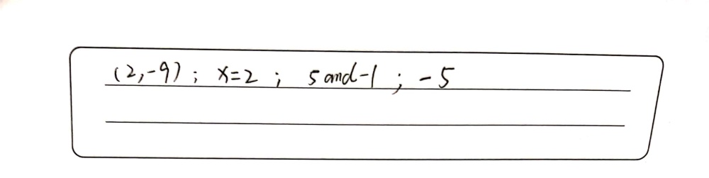For Each Quadratic Function Identify The Vertex Gauthmath For Each Quadratic Function Identify The Vertex Gauthmath