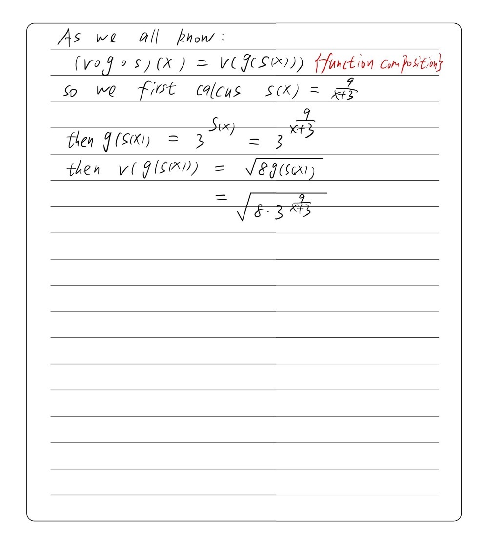 Given The Three Function Below Which Expression E Gauthmath