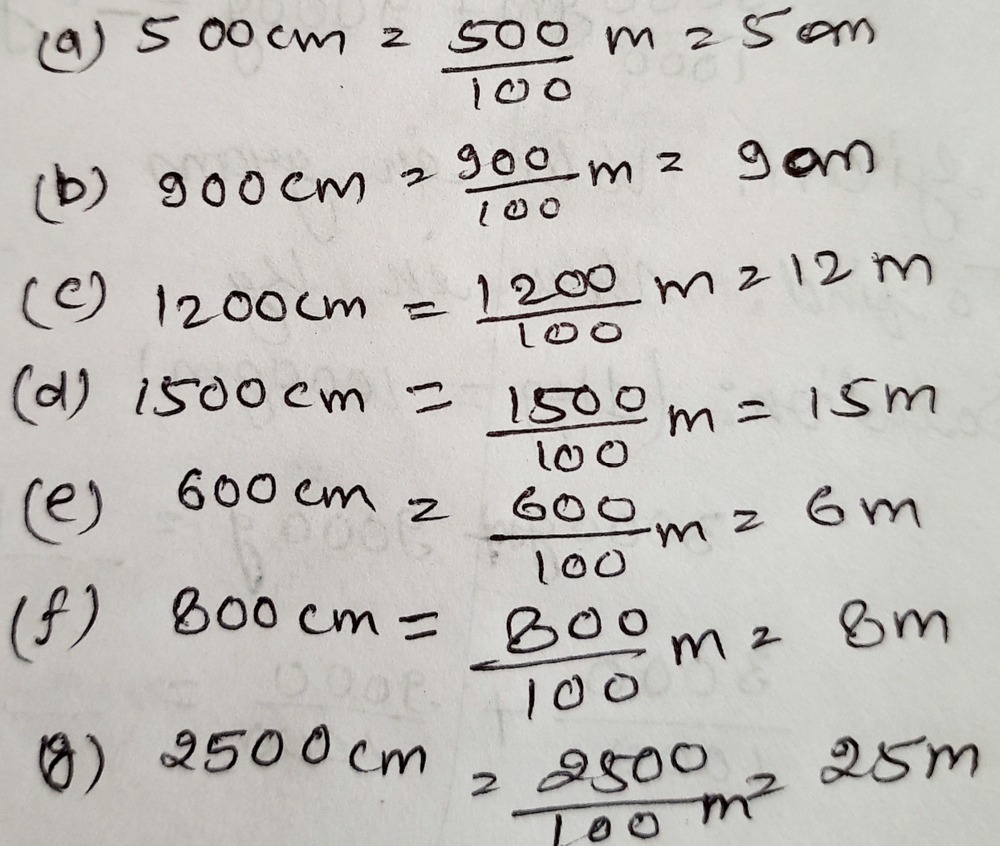 Convert Into Metres One Has Been Done For Yo Gauthmath