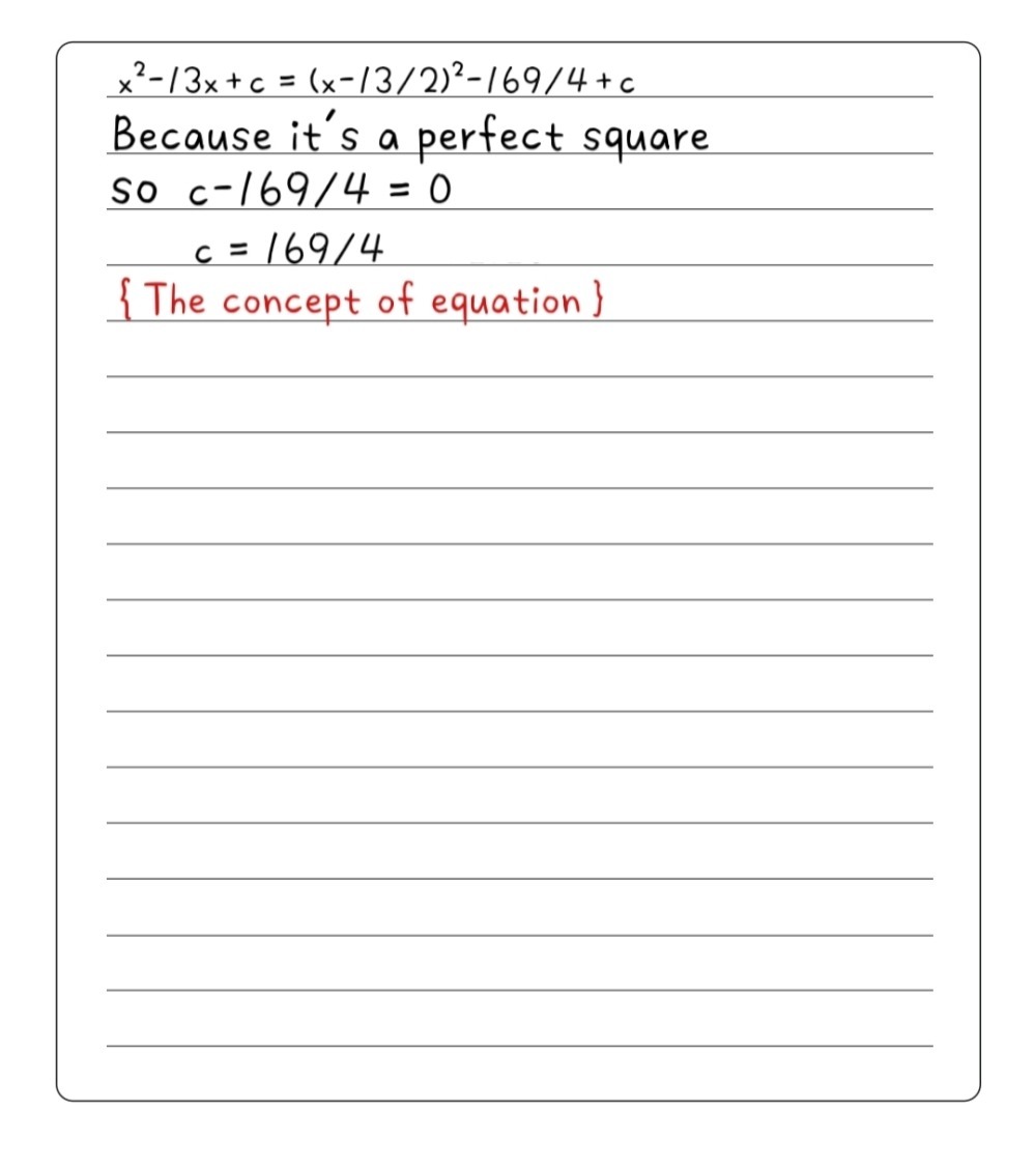 2 Find The Value Of C That Makes The Expression A Gauthmath