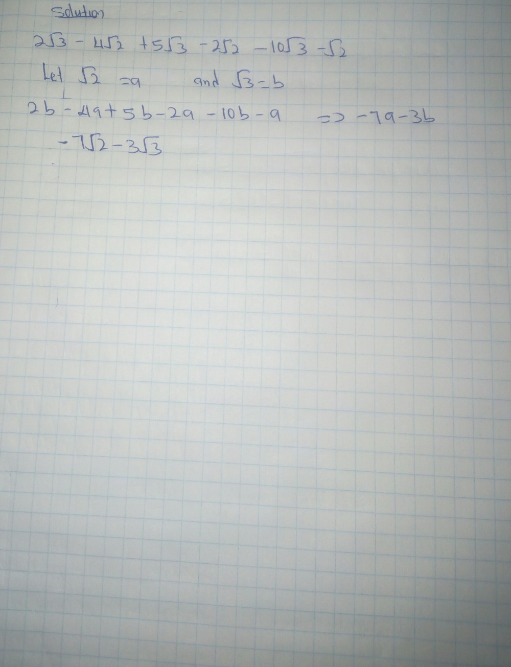 2 Square Root Of 3 4 Square Root Of 2 5 Square R Gauthmath