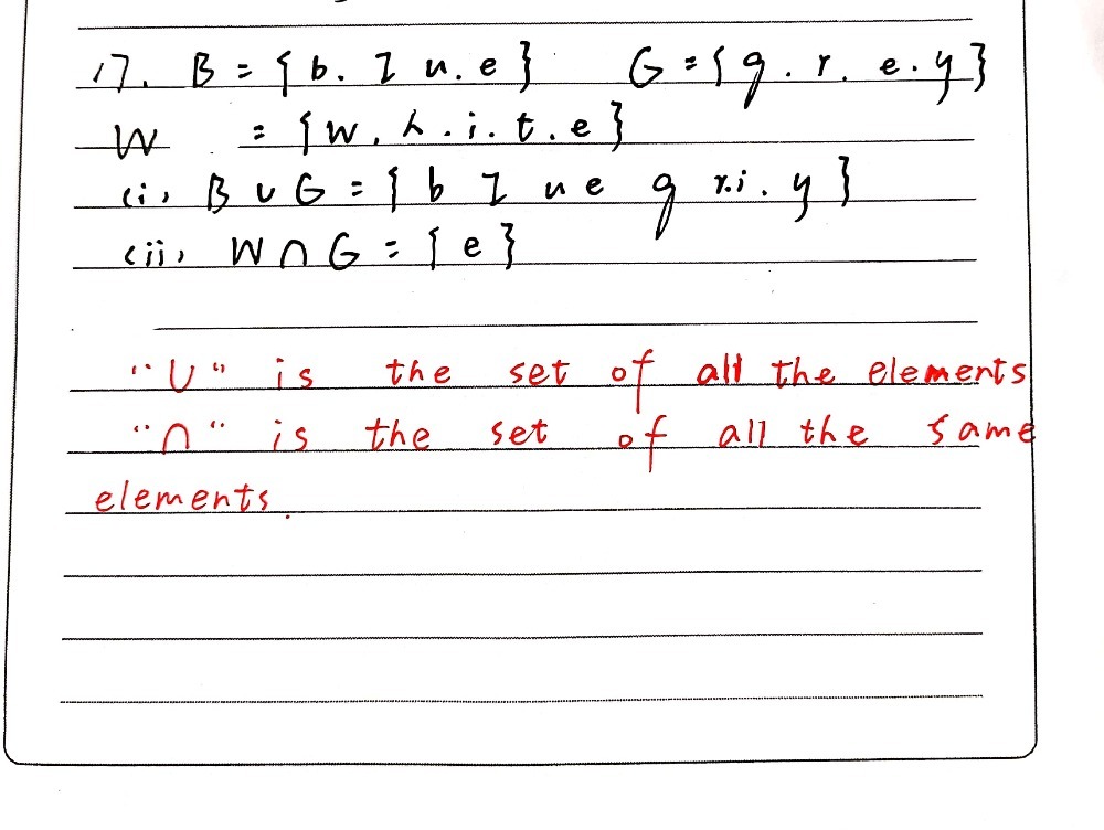 17 B B 1 U E G G R E Y W W H I T E A List Al Gauthmath