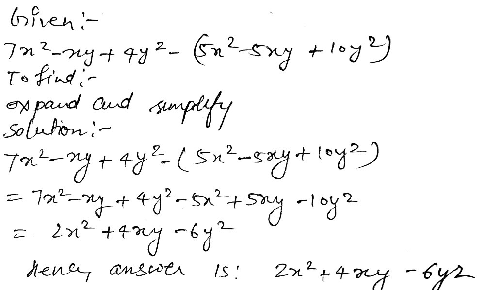 Question 1 1 1 Expand And Simplify The Following Gauthmath