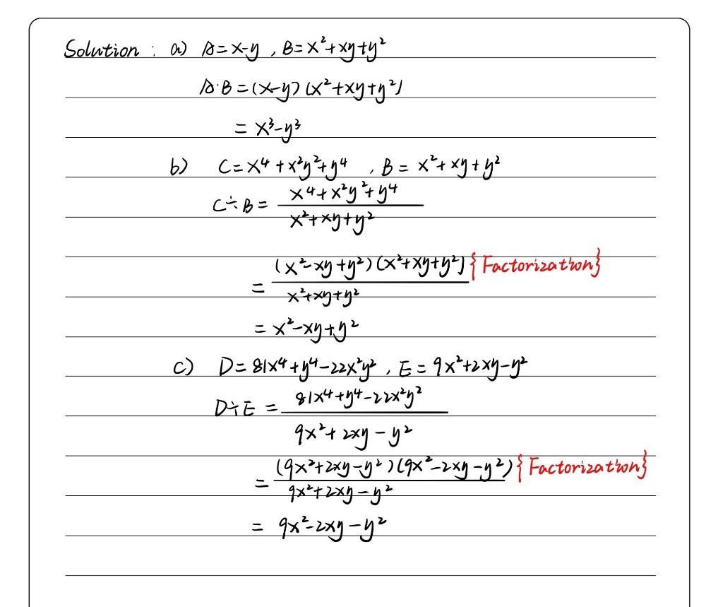 2 A X Y B X2 Xy Y2 C X4 X2y2 Y4 D 81x4 Y4 22x2y2 Gauthmath