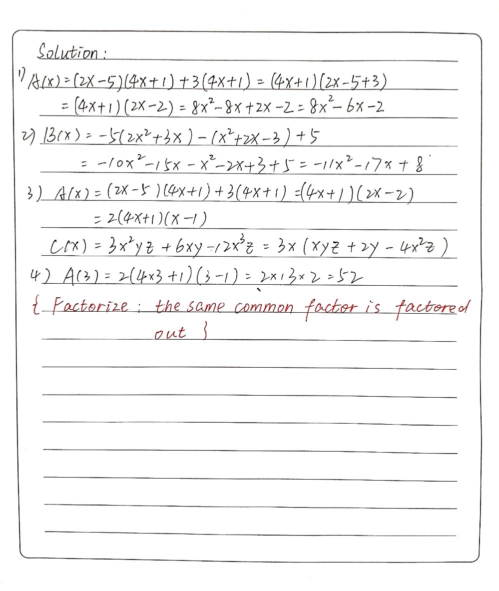 Given Ax 2x 54x 1 34x 1 Bx 52x2 3x X2 2x 3 5 Cx Gauthmath Given Ax 2x 54x 1 34x 1 Bx 52x2 3x X2 2x 3 5 Cx Gauthmath