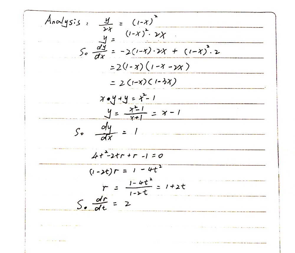 Find Ay Dx If Y 2x 1 X2 Find Dy Dx If Xy Y X Gauthmath