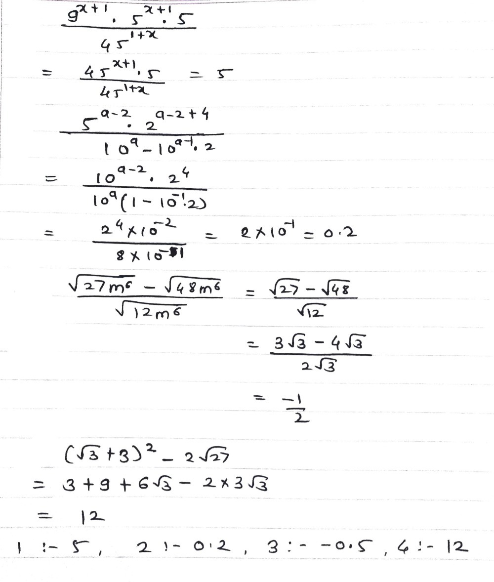 Question 1 1 1 Simplify The Following Expressions Gauthmath