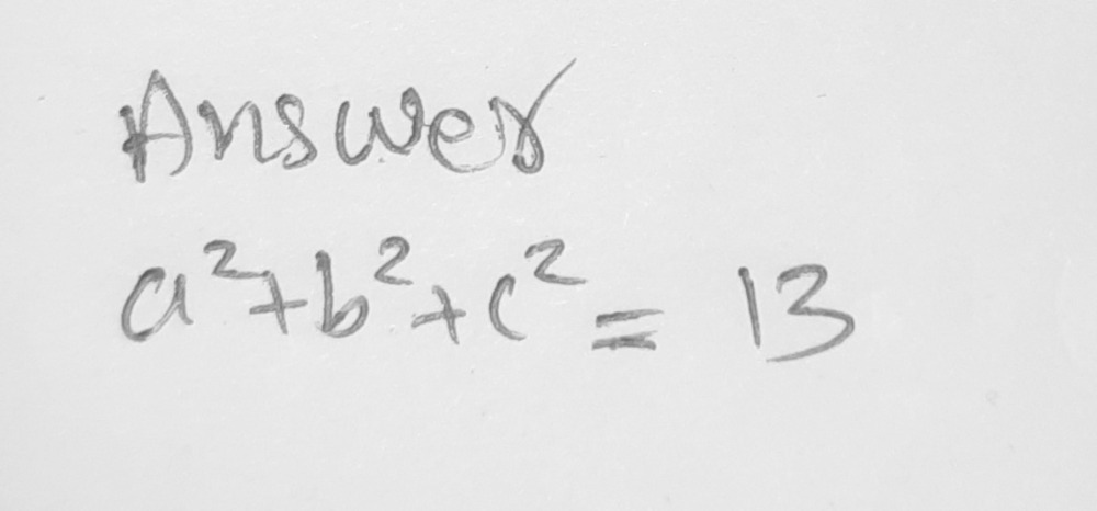 Prove Cat T A Bj Find The Value Of B2 C2 When Gauthmath