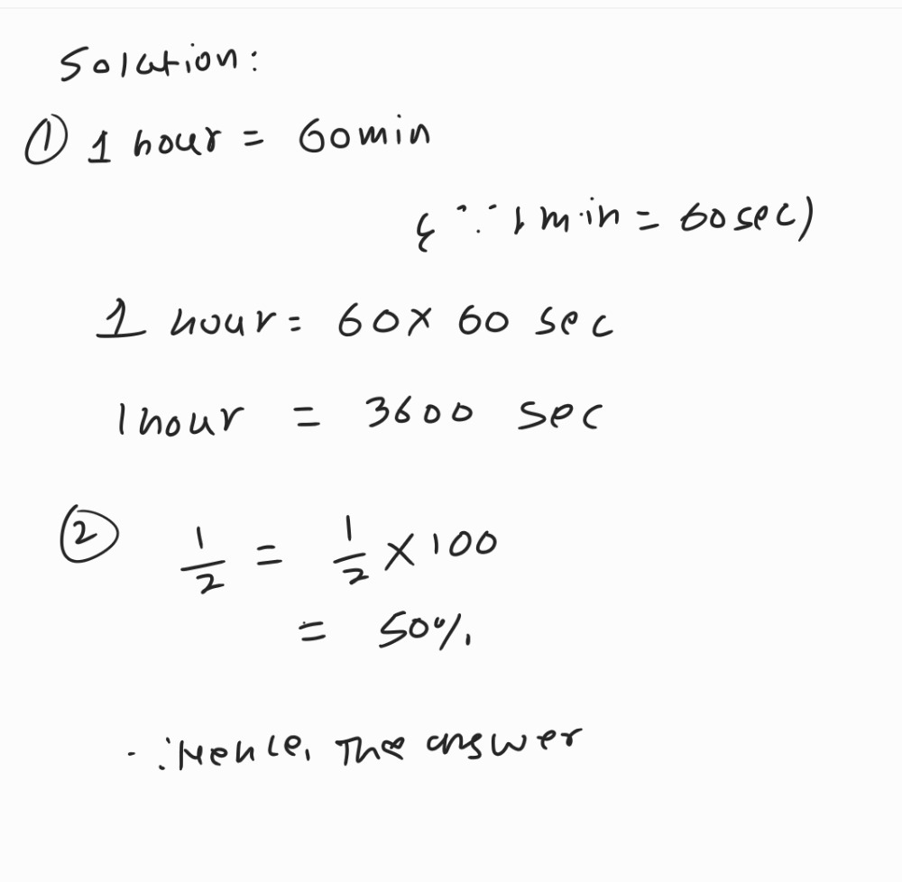 3 How Many Seconds In 1 Hour Dp A 60 B 120 C40 Gauthmath