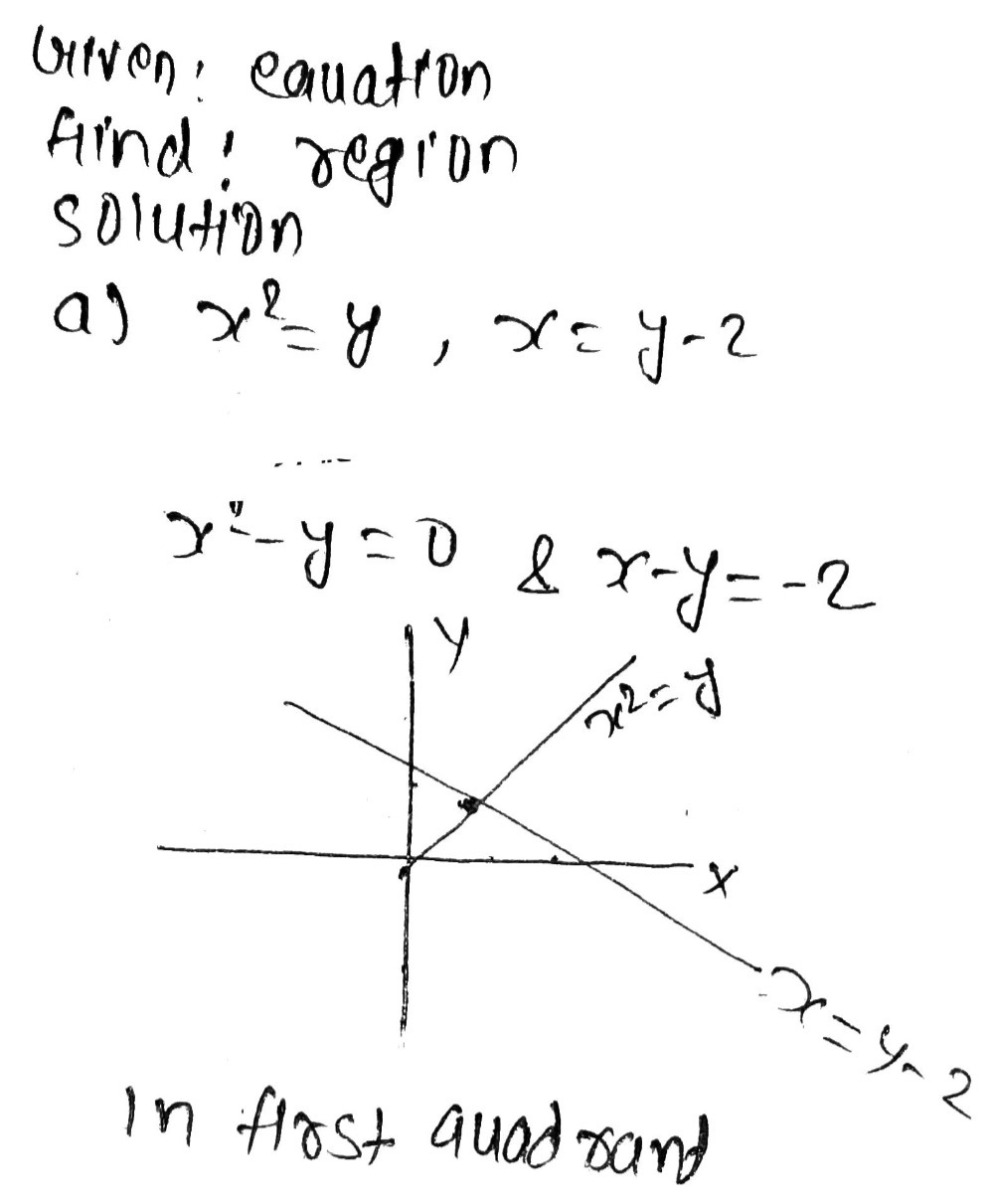 2 Set Up The Definite Integral Of The Region Usi Gauthmath