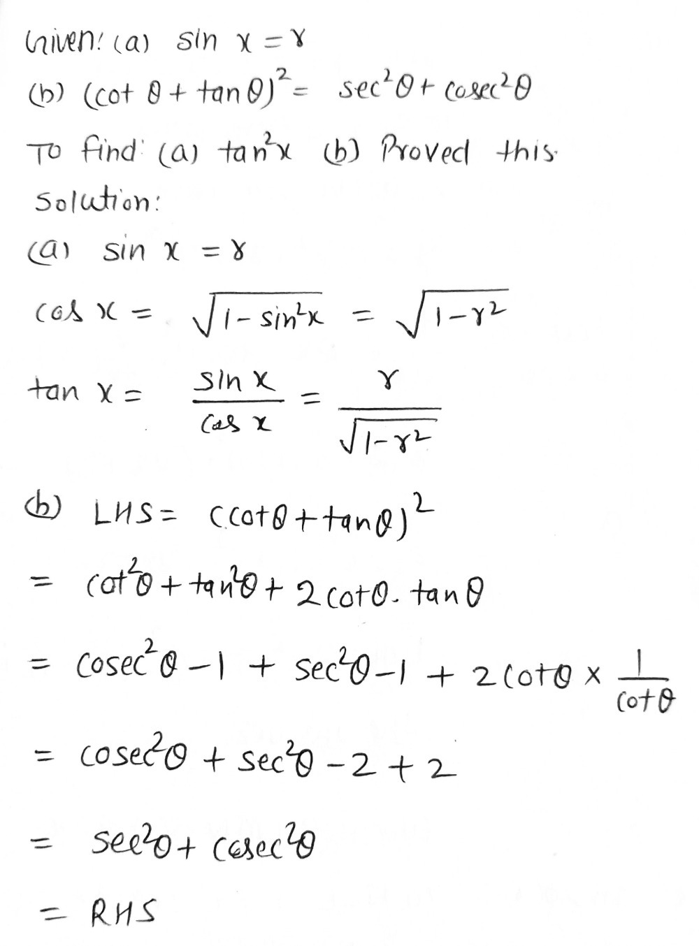 6 A Given That Sin X R Find An Expressio Gauthmath