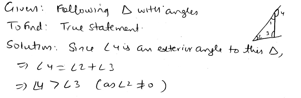 4 Angle 2 And 3 Are Interior Angles Of Delta Pqr Gauthmath