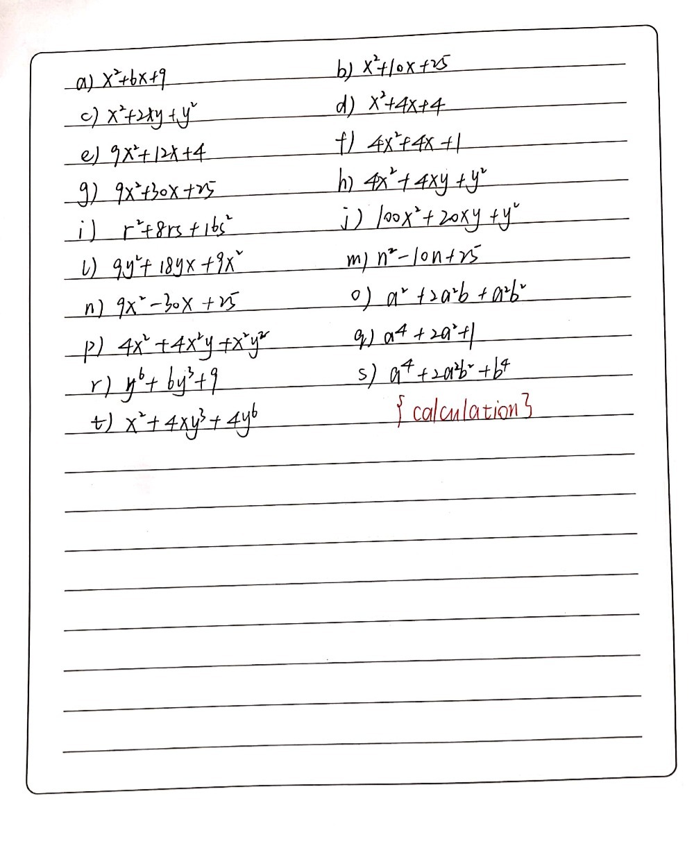 3 X2 X 52 C X Y2 D X 22 E 3x 22 F 2x 12 G 5 Gauthmath