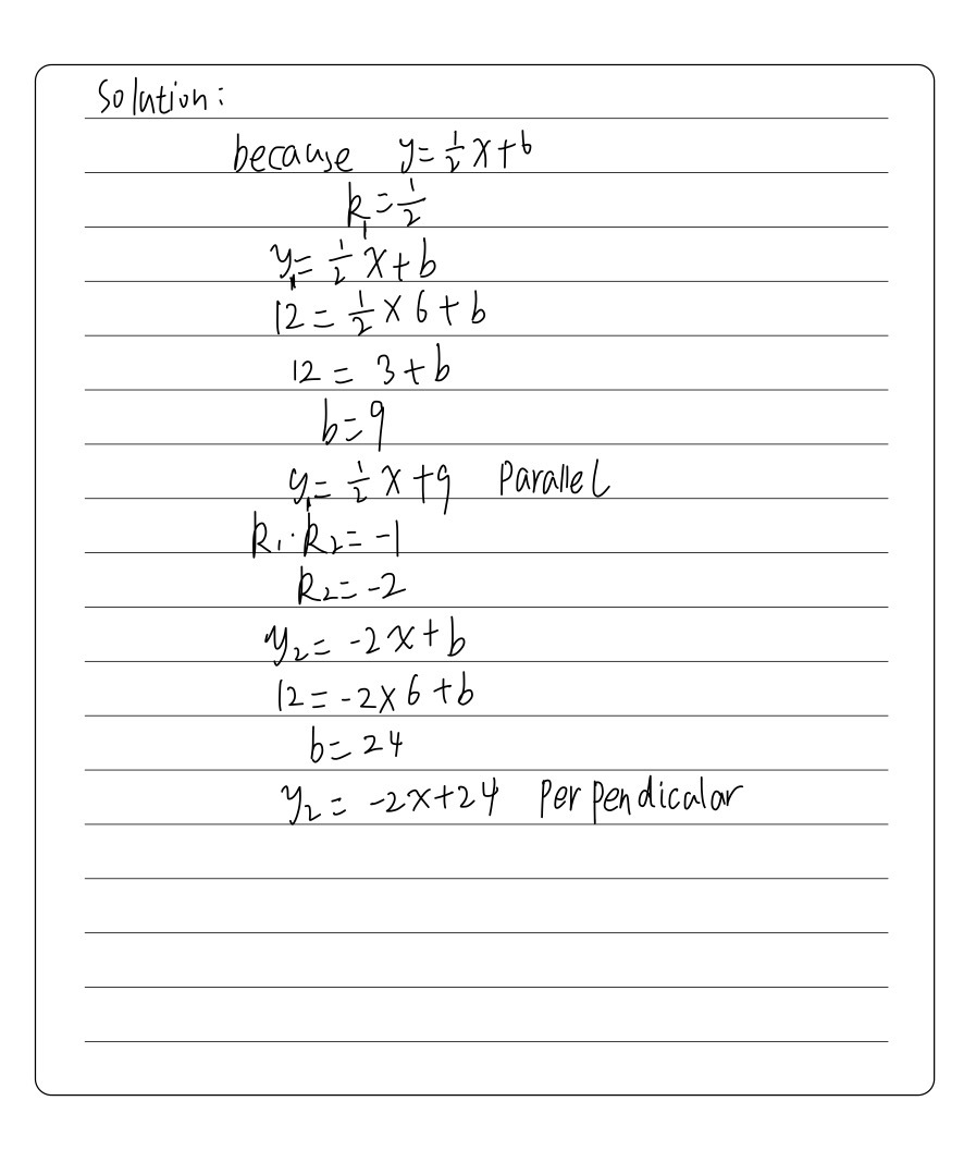 Write a slope-intercept equation for a line passin - Gauthmath