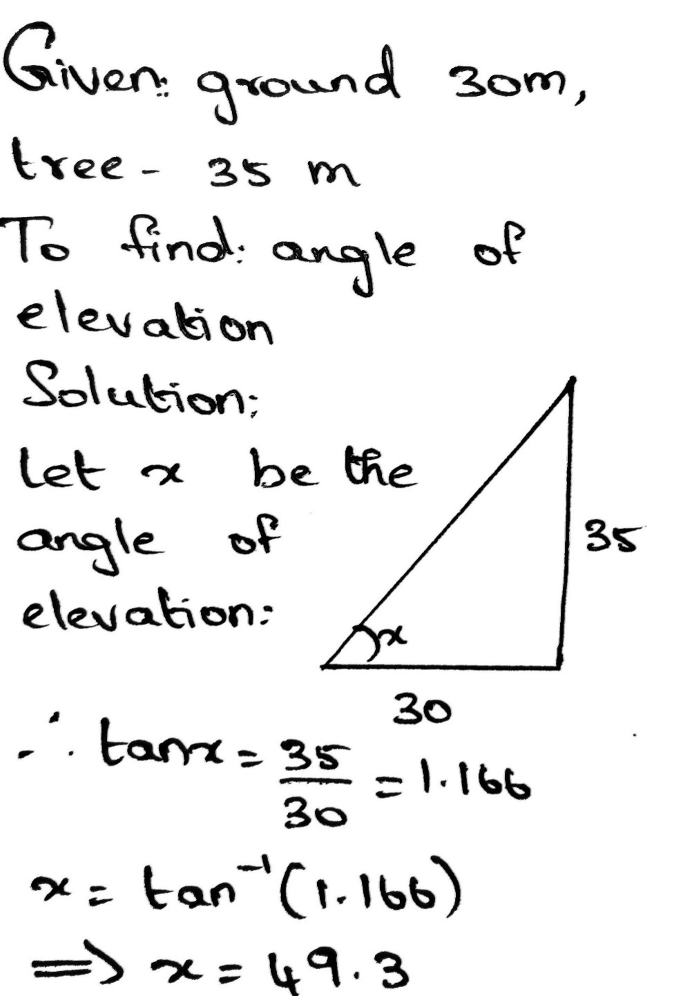 How To Calculate The Angle Of Elevation 7403