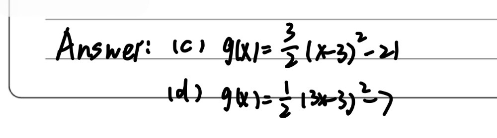 3 4 Determine The Equation Of The Inverse Gauthmath