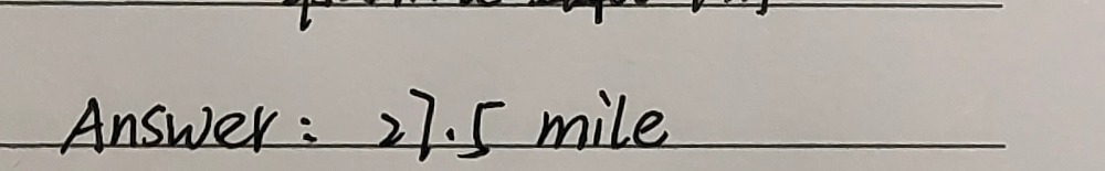 As an estimation we are told 5 miles is 8 km. Conv - Gauthmath