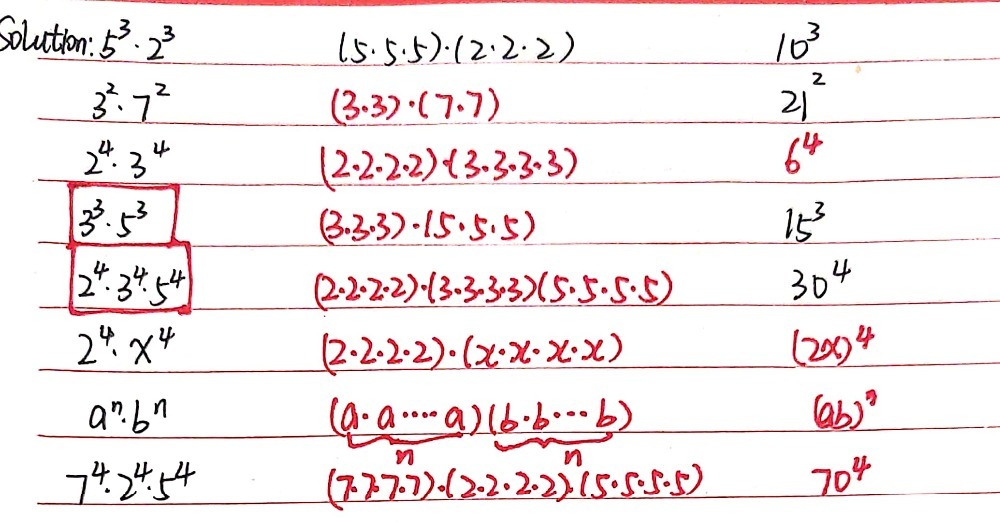 6 1 The Table Contains Products Of Expressions Gauthmath