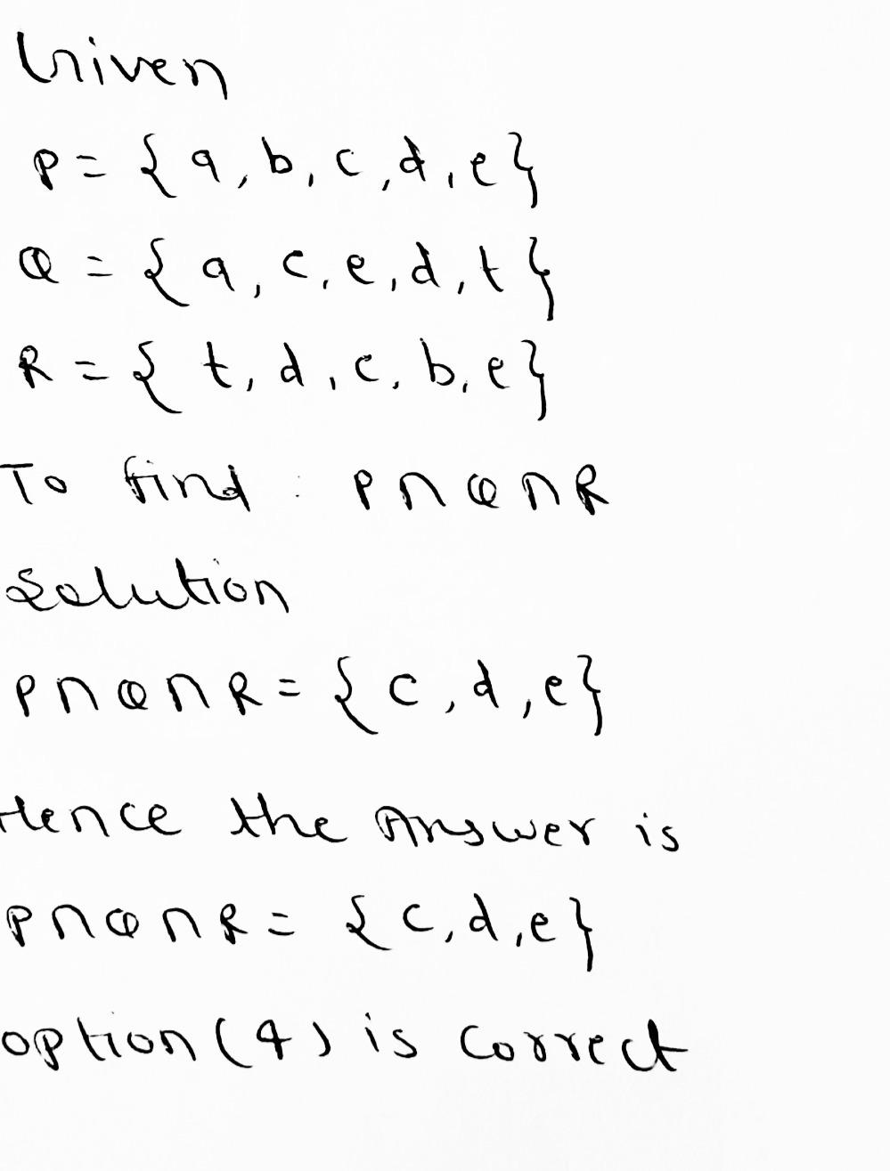 If P A B C D E Q A C E D T And R T D C B E Gauthmath