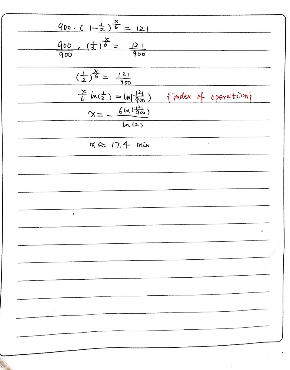 Element X Decays Radioactively With A Half Life Of Gauthmath