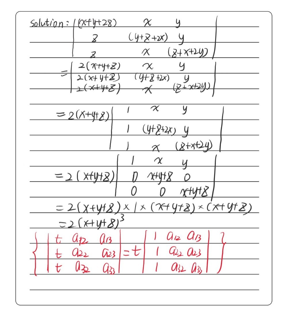 B Prove The Following Determinant By Using Propert Gauthmath B Prove The Following Determinant By Using Propert Gauthmath