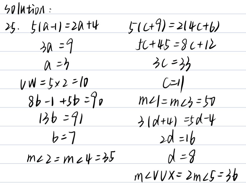 Find Each Measure In Rhombus Uvwx 25 Uw If Uy 5a Gauthmath
