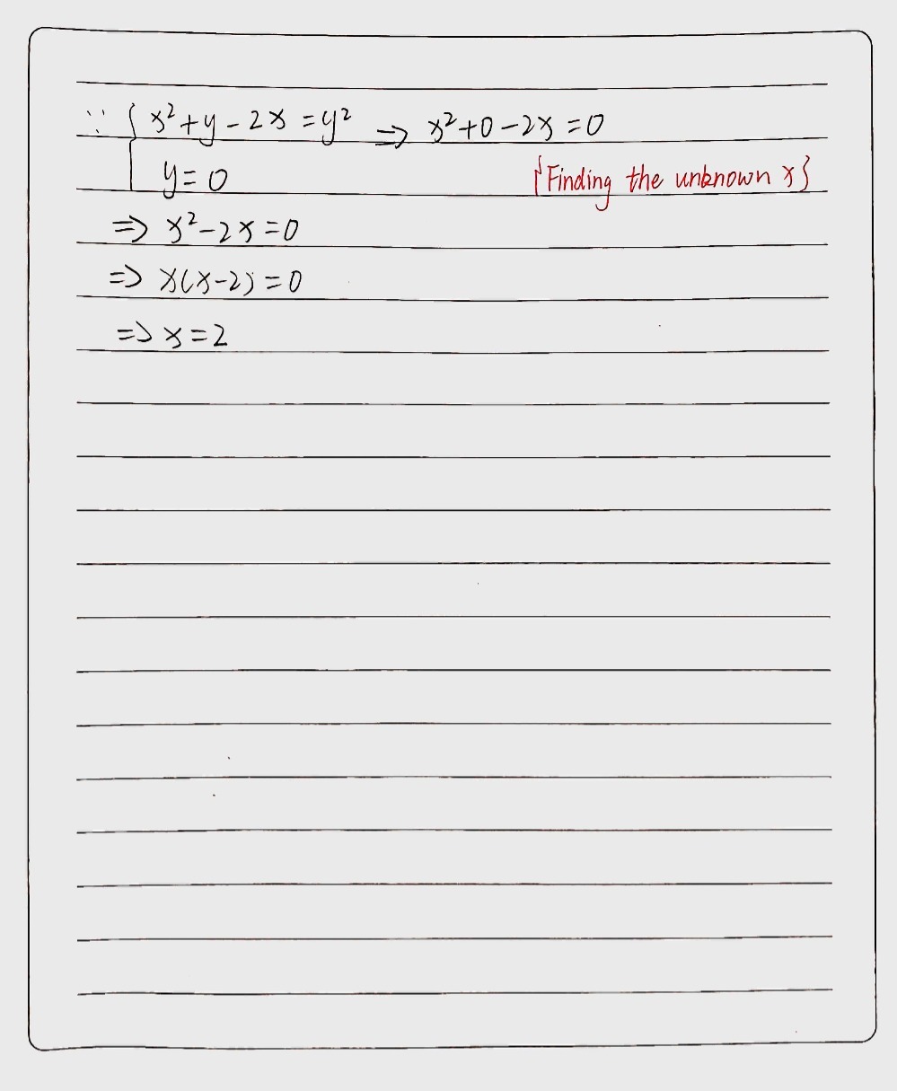 7 Lf X2 Y 2x Y2 And Y 0 Which Of The Following Gauthmath