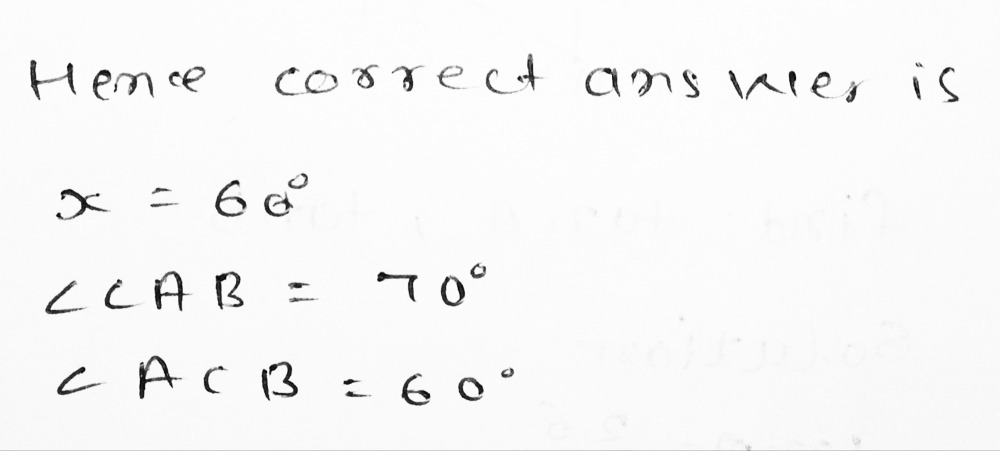 C 2 X Frac Angle Cab Frac Angle Acb Frac Gauthmath