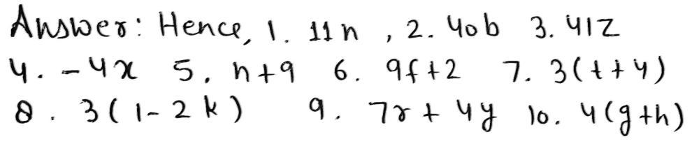 Examples Simplify 1 5x 8x 2 3y 6y 5x 8x 5 8x 13 Gauthmath