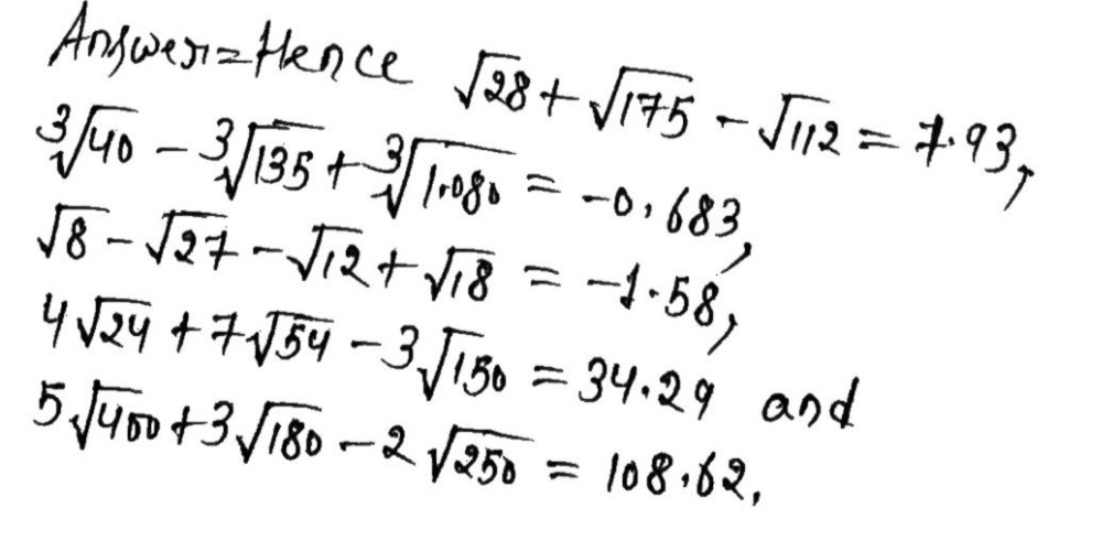 Square Root Of 112