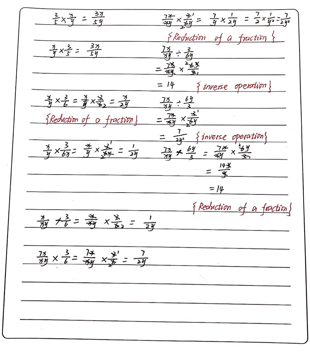 Simplify The Following Algebraic Fraction 3 5 Gauthmath