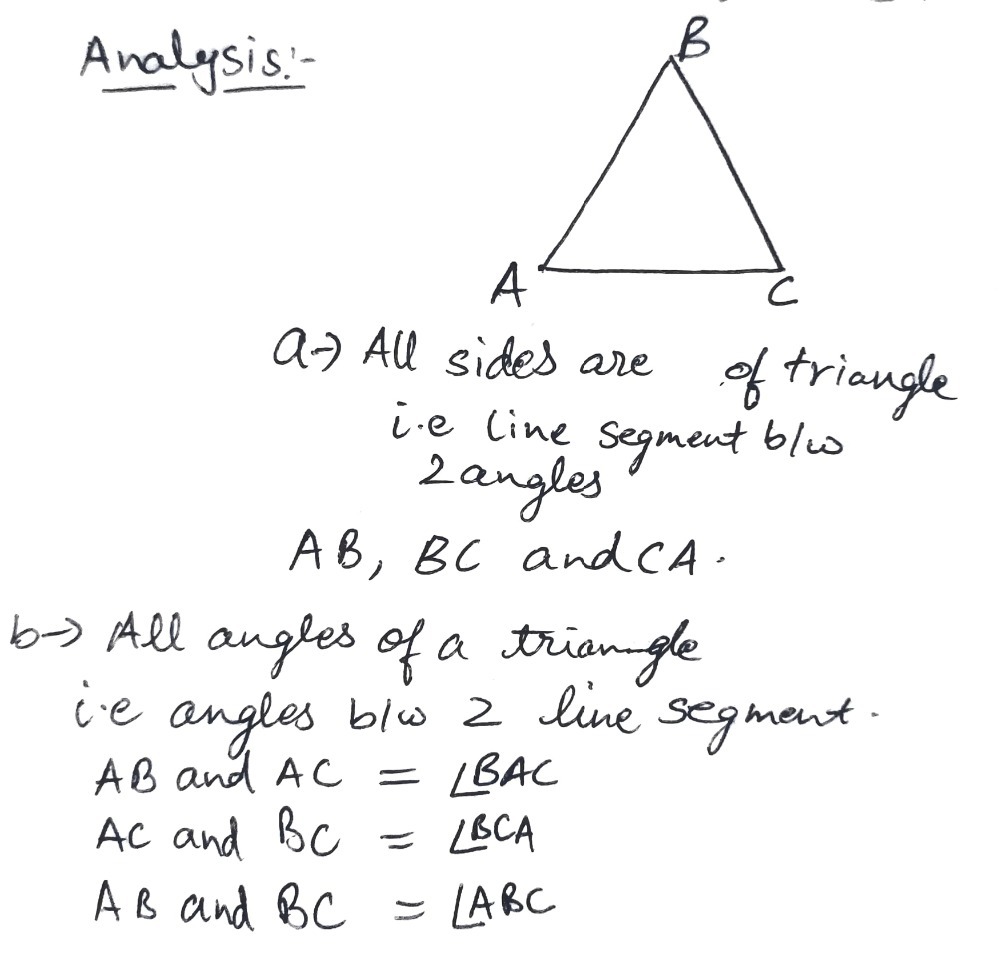 Included Side Math Solved: Lists all the sides and angles of a given parts of a triangle ...