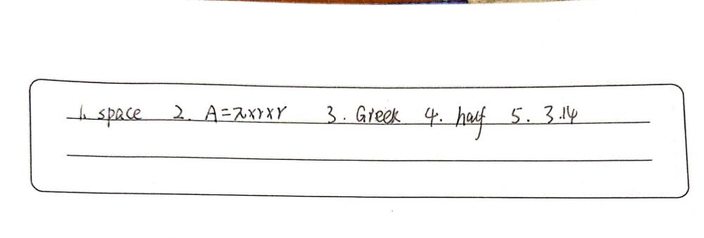 The volume of an oblique cone with equal diameter and height `x` is Directions: Supply the missing words or numbers to - Gauthmath