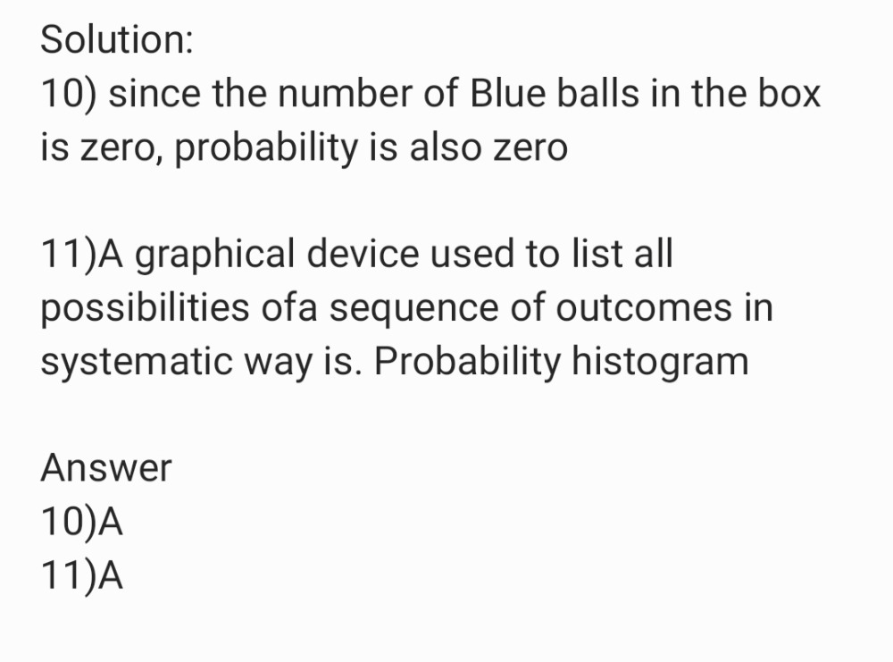 10. What is the probability of drawing a blue ball Gauthmath