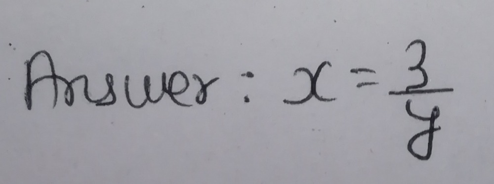 Make X The Subject Of The Formula Y 3 X The Fir Gauthmath