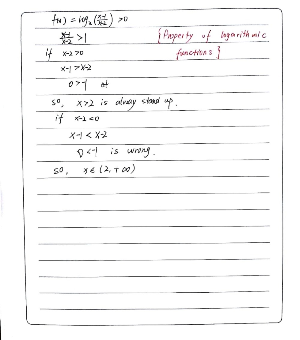 1 3 Let Fx Log 2 X 1 X 2 Find Values Of R For Wh Gauthmath