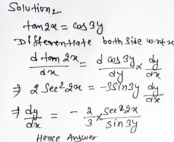 For Items 6 8 Use The Implicit Differentiation To Gauthmath