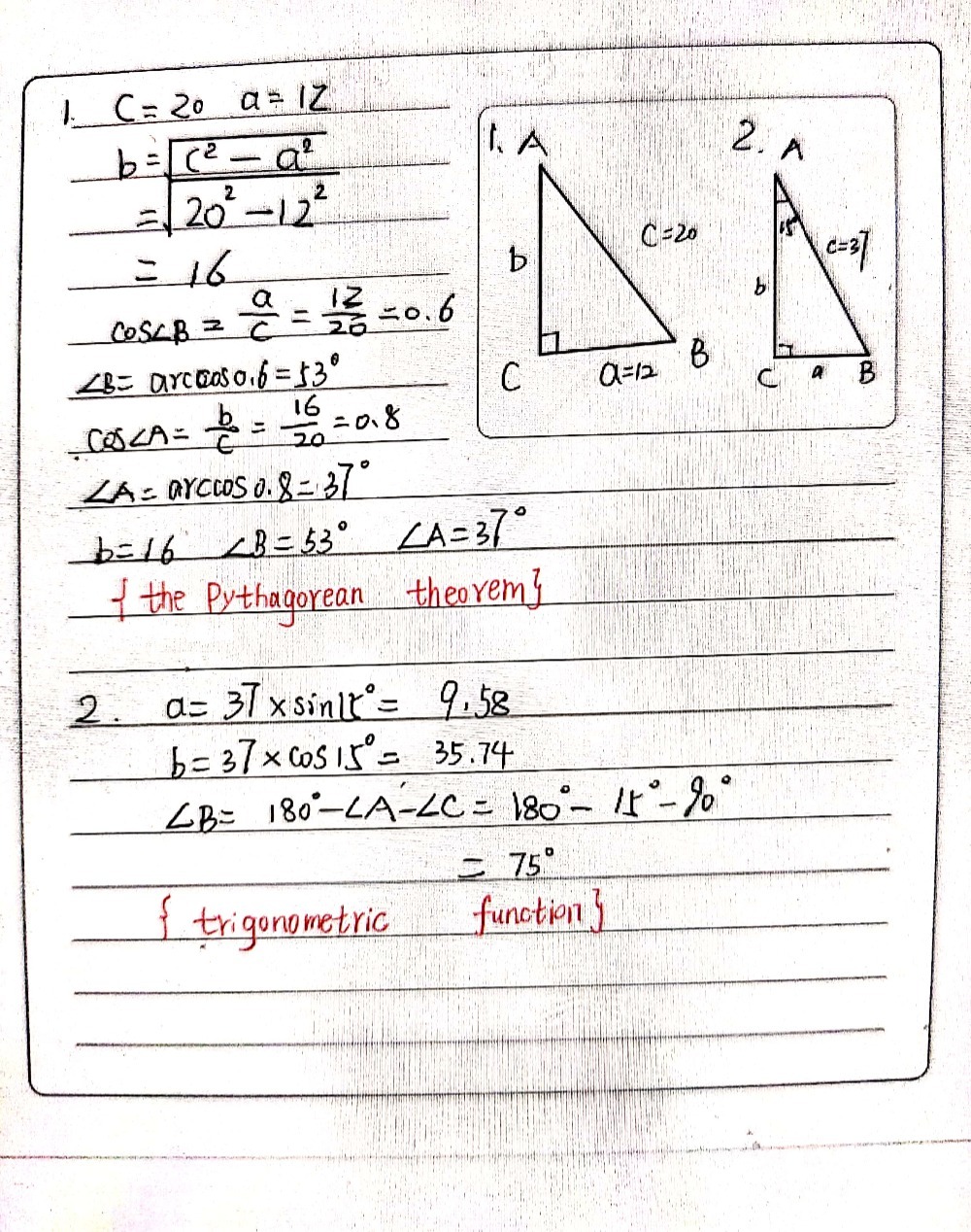 Sketch A Figure And Solve The Remaining Parts Of R Gauthmath