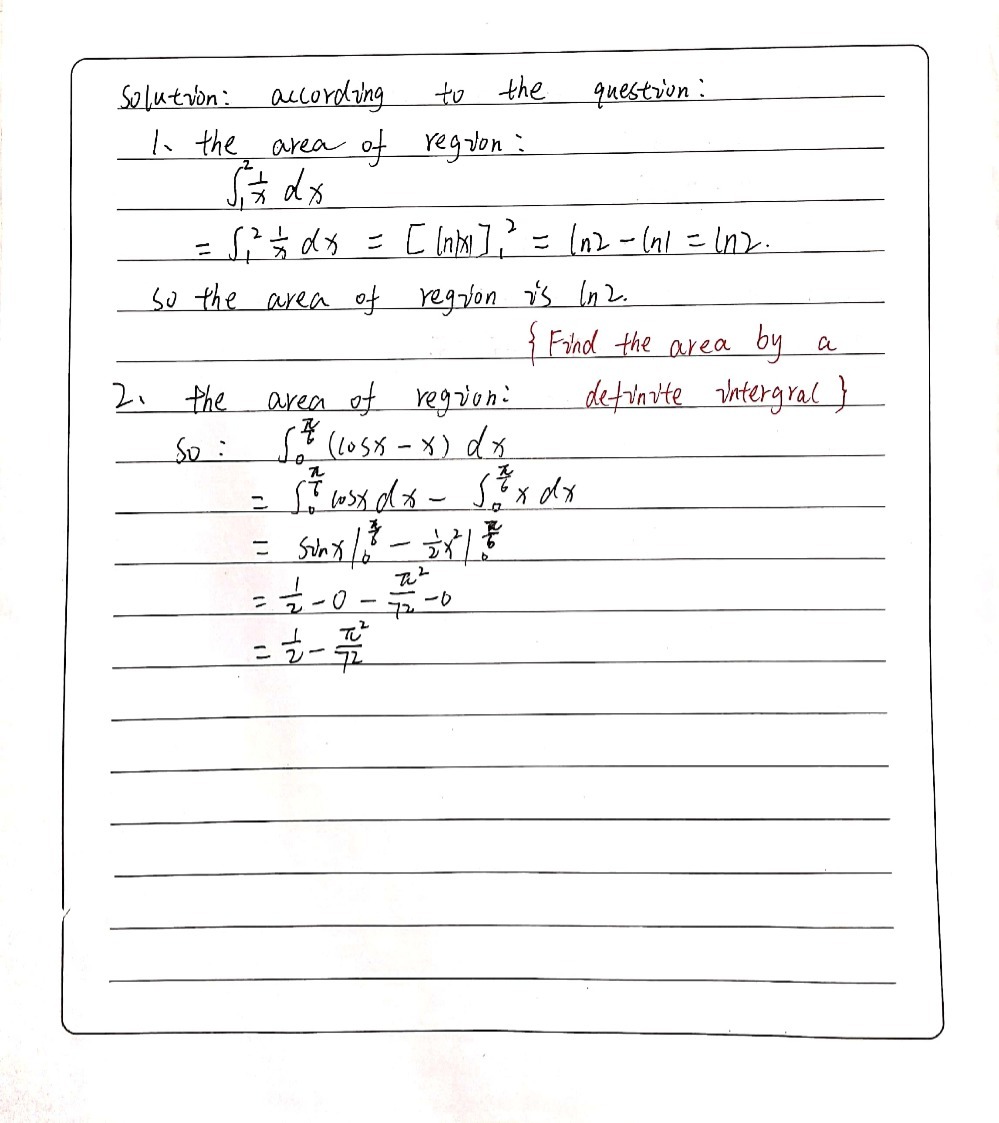 Ii Directions Find The Area Of The Region Enclos Gauthmath