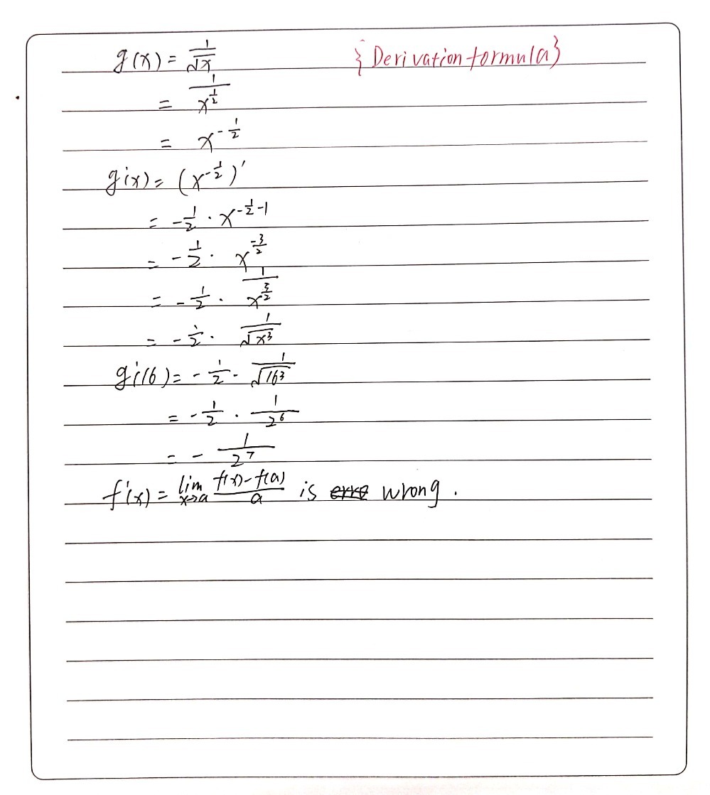 Given The Function Gx Frac 1 Square Root Of X Fi Gauthmath