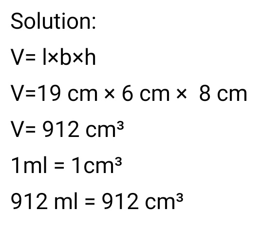 Work Out The Volume Of The Water In The Cuboid Sha Gauthmath