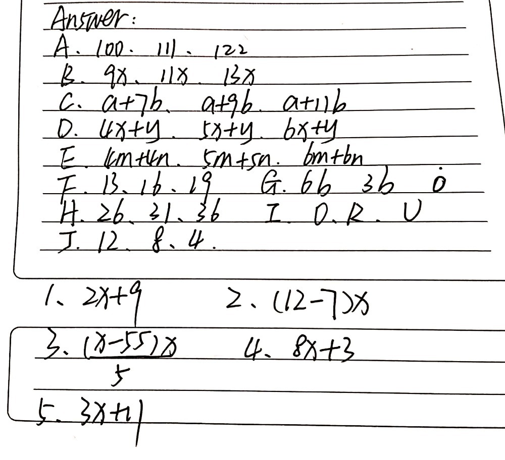 Name Grade And Sec Find The Next Three Letters Gauthmath