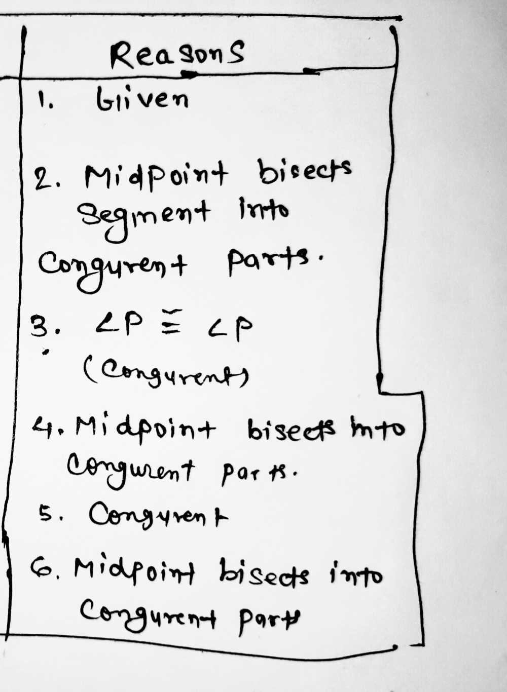 Statements Reasons 1 P Is The Midpoint Of Lr And Gauthmath