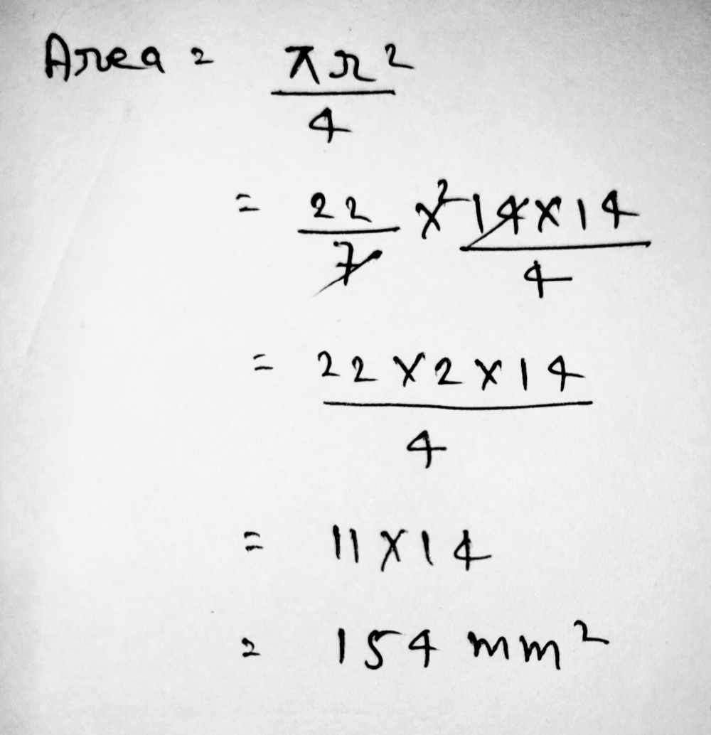 18 What Is Its Area Use P 22 7 Gauthmath