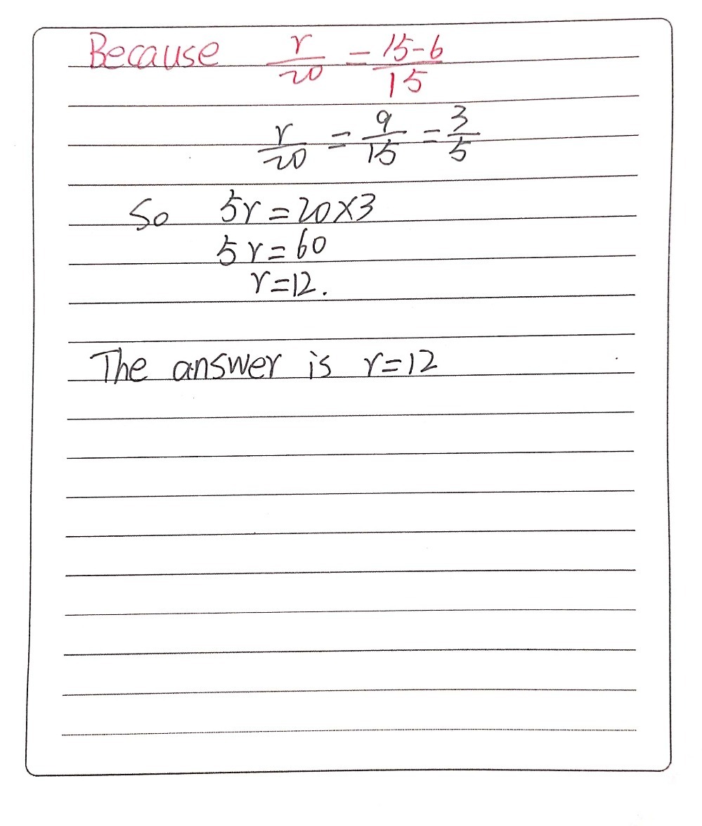 solve-for-the-value-of-r-gauthmath