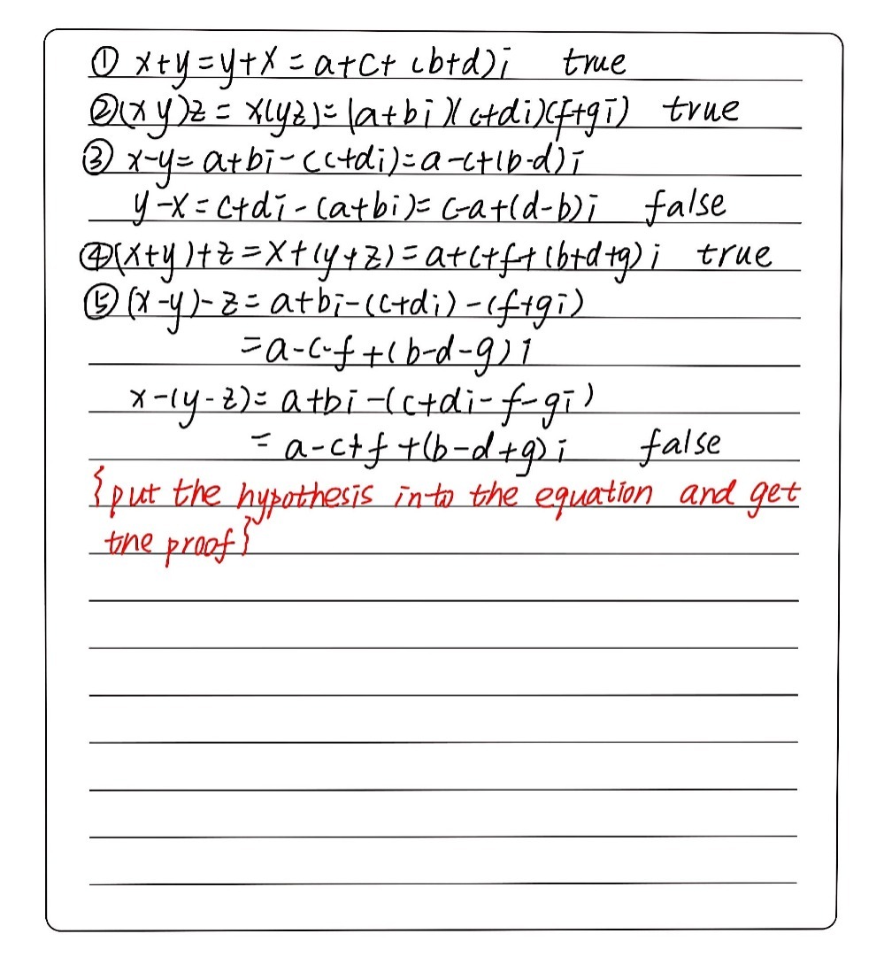 Let X A Bi And Y C Di And Z F Gi Which Statements Gauthmath Let X A Bi And Y C Di And Z F Gi Which Statements Gauthmath