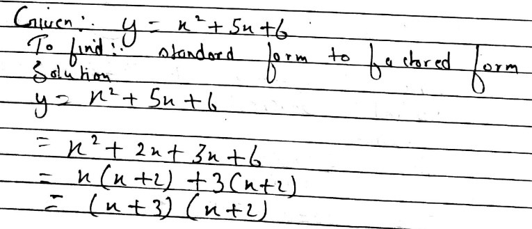 Convert The Following Quadratic Equation From Stan Gauthmath