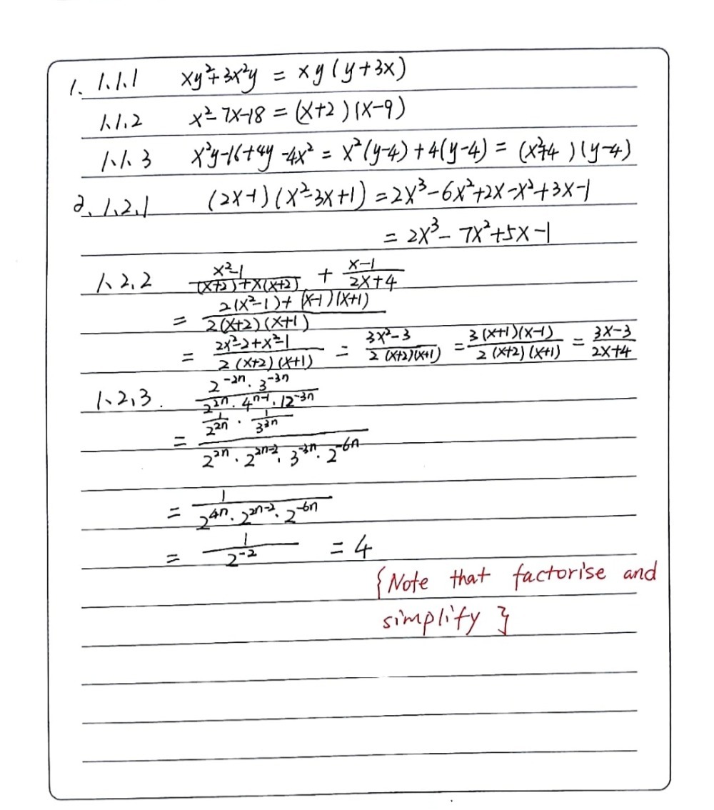 3 Nsc Common Test March Question 1 1 Factori Gauthmath